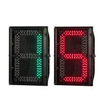 Compteur de temps de circulation LED OEM pour véhicules, 400 mm, IP55, boîtier PC, faible consommation (<15 W) pour parcs industriels