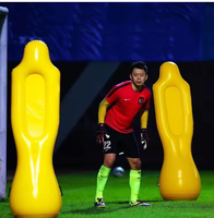 Sac de sable gonflable sur mesure pour l'entraînement au football, équipement d'entraînement portable pour les défenseurs et les gardiens de but, en PVC