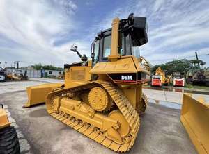 Bulldozer Caterpillar D5M d'occasion, modèle 2023, chenilles usagées, moteur, boîte de vitesses, pompe et accessoire tarière d'origine japonaise, certifié CE - Product Image 6