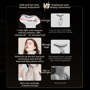Color <b>Light</b> Anti-Wrinkle <b>Neck</b> Device Reduces <b>Neck</b> Wrinkles. Home use Electronic Beauty Device - Product Image 2