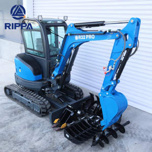 Rippa 3.5Tonクボタエンジンミニショベルファーム家庭用マシンマイクロショベル - Product Image 5