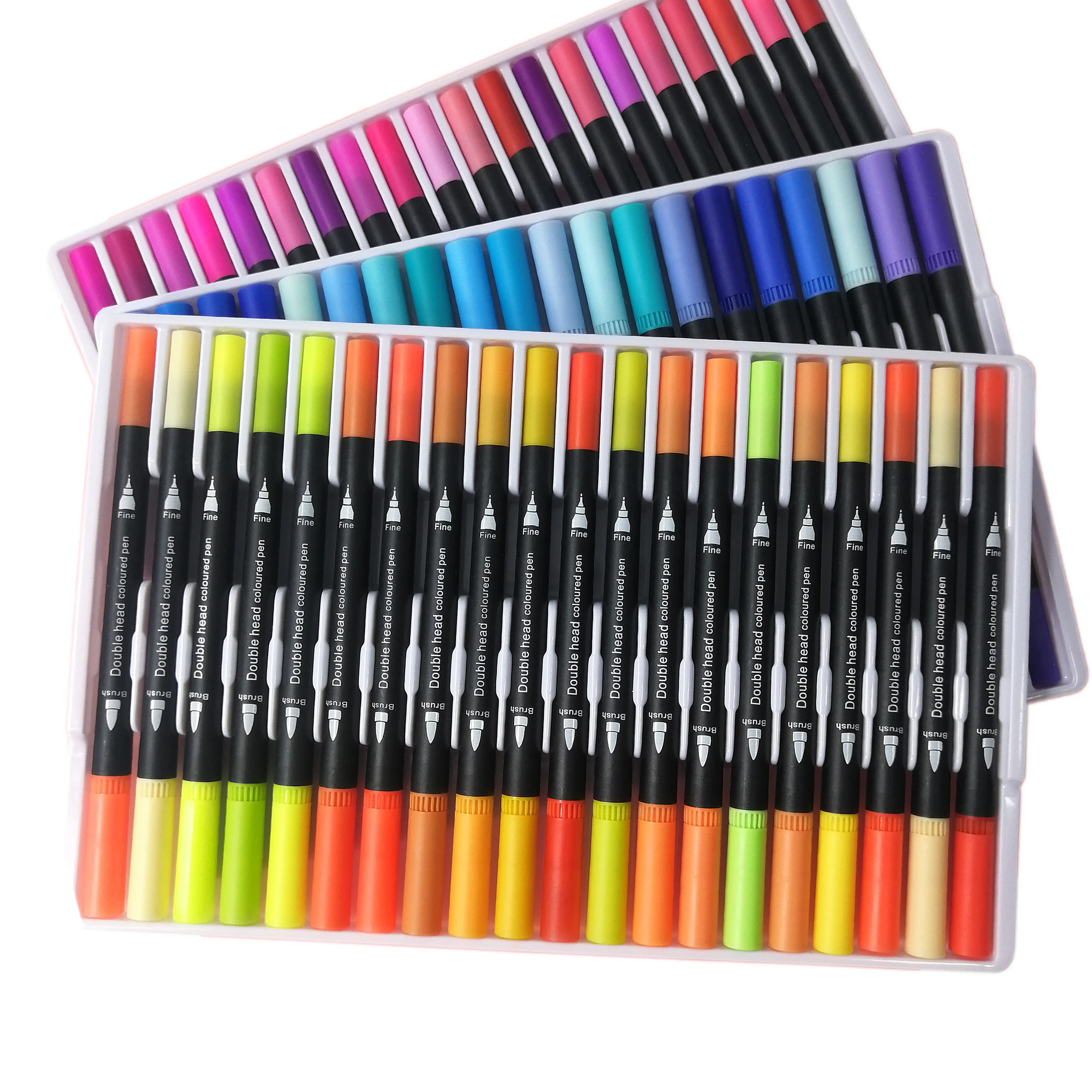 12/24/48/100 Colors 1-5Mm Brush Tip Arter Marker Brush Pens Art Marker For Painting