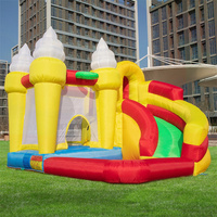 Château gonflable miniature personnalisé pas cher pour enfants, intérieur/extérieur, haute qualité, certifié CE, pour 5 enfants