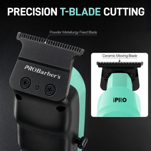 Tagliacapelli Professionale da Barbiere IPRO 8000RPM con Base e Display Digitale a LED Macchinetta Elettrica per Taglio Capelli - Product Image 3