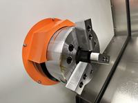 Torno CNC de Cama Plana de Alta Calidad y Gran Resistencia TCK56Y-1000, Automático, para Trabajar Metales, Control GSK, 3 Ejes, Alta Precisión
