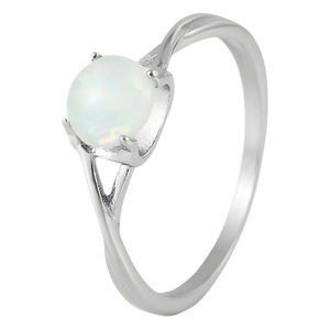yunnique Opal Gemstone <b>Ring</b> Claw Setting Unisex Fashion <b>Ring</b> Gift Jewelry - Product Image 5