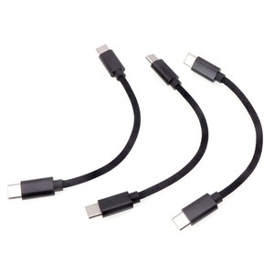 Premium Portable Nylon Braided Short 1M USB Type C USB Type C PD 3A 60W Fast Charging Data Sync <strong>Cable</strong> <strong>for</strong> Mobile Phone <strong>Computer</strong> - Product Image 1