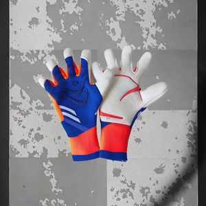 Gants de gardien de but de football en cuir professionnel en gros, antidérapants, fermeture à scratch, ajustement confortable, approvisionnement en usine - Product Image 2