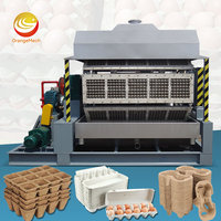 Ligne de production entièrement automatique de cartons d'œufs de caille avec contrôle PLC ORME, machine à plateaux à œufs avec mélangeur