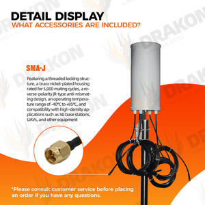 水平垂直偏光100W警察バトン型N-Jコネクタ14dBi Gain 0-6000MHz送受信アンテナ - Product Image 5
