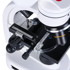 Microscope biologique XSP-44SM-<span class=keywords><strong>A</strong></span> avec éclairage <span class=keywords><strong>LED</strong></span> supérieur et inférieur pour laboratoire scolaire, avec oculaires 4x, 10x, 40x et oculaire WF10x - Product Image 5