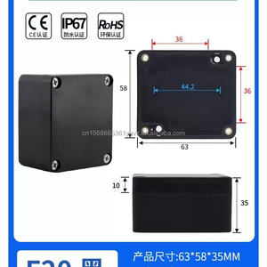 Caja de Conexiones de Cables con Tapa Alta, Impermeable IP67, de ABS, para Exteriores, 240*160*90mm, Equipo Eléctrico Industrial, Marca <span class=keywords><strong>RYD</strong></span>, <span class=keywords><strong>RYD</strong></span>-F21 - Product Image 6