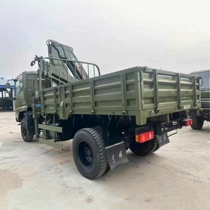 משאית דונגפנג 6x6 שטח 5-8 טון עם מנוף מתקפל 6AWD מנוף זרוע מתקפלת המותקן על משאית - Product Image 5