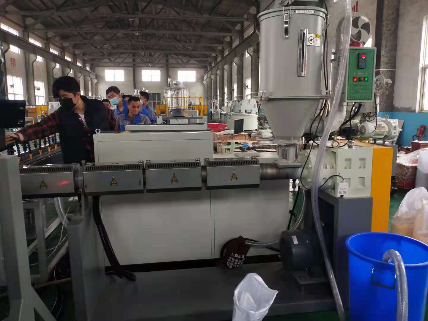 garden irrigation soft pipe extrusion line /PVC fiber reinforced pipe production line