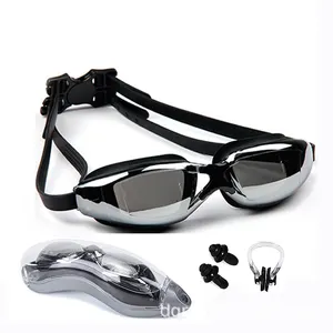 AF2000 çin fabrika yüzme gözlükleri yetişkin en iyi düzeltici yüzücü gözlükleri güç ile