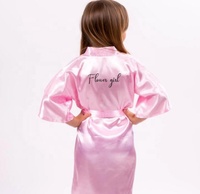 Peignoir Kimono en Soie Satinée de Haute Qualité pour Femme, Idéal Mariage, Soirée, Spa, avec Logo Personnalisé pour Mariée, Demoiselle d'Honneur, Fille d'Honneur et Vêtement de Nuit