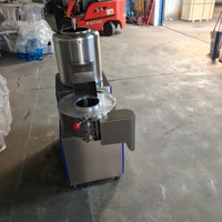 Machine à couper les frites, les chips de pommes de terre, les pommes de terre, les patates douces et le manioc, avec fonctions de lavage, de pelage et de découpe
