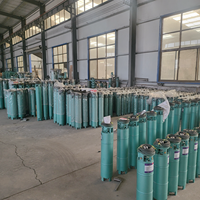 Pompe à eau submersible pour puits profond, 12 pouces, fonte, 320 m³/h, hauteur de refoulement 40 m, 63 kW, 380 V, pour alimentation en eau de puits profond, directement de l'usine