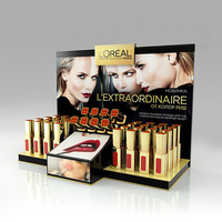 Vietnam usine personnalisé cils cils rouge à lèvres maquillage produit présentoirs comptoir Table acrylique cosmétique présentoir