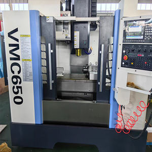 Профессиональная CNC мельница VMC650 маленькая <span class=keywords><strong>3</strong></span> 4 5 оси фрезерный станок с ЧПУ дешевая Вертикальная 5,5 кВт для стали Fanuc Siemens Автоматический BT40 - Product Image 1
