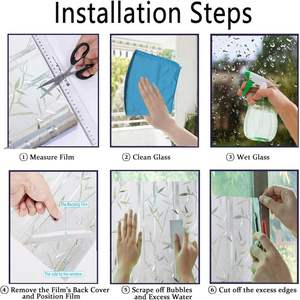 ORON DECO <span class=keywords><strong>Papel</strong></span> Adhesivo con Diseño de Hojas de Bambú y Película de PVC <span class=keywords><strong>para</strong></span> <span class=keywords><strong>Ventanas</strong></span>, Vinilo Decorativo <span class=keywords><strong>para</strong></span> Privacidad, Rollos de <span class=keywords><strong>Papel</strong></span> Tapiz - Product Image 4