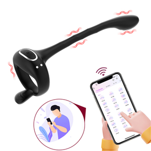 App Controller con Silicone sicuro per adulti <span class=keywords><strong>Sexy</strong></span> vibratore tuta a lunga distanza coppie e amanti - Product Image 6