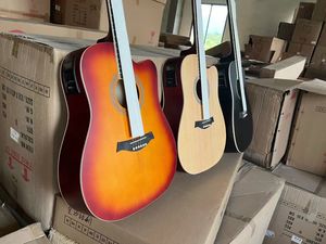 Fábrica al por mayor 41 pulgadas guitarra de abeto bajo guitarra acústica instrumentos musicales - Product Image 5