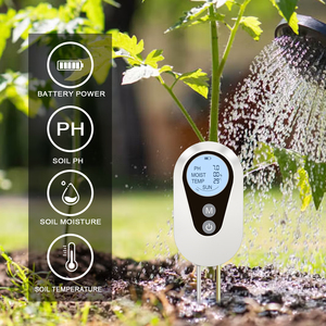 Vier In Één Grondmeter Digitale <span class=keywords><strong>Ph</strong></span> Zonlicht Vochttemperatuur Backlight Lcd Tuin Gazon Boerderij Indoor Outdoor Plant Gezondheid - Product Image 6