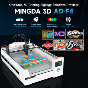 Mingda AD-F4 Mehrfarbiger 3D-Kanalbuchstaben-Drucker 4-Farben Automatischer Wechsel 3D-Beschilderungsdrucker für Außenwerbung - Product Image 5