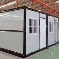 Casa Prefabricada de Construcción Rápida, Casa Contenedor Modular Plegable de 20 pies/40 pies, Casa Contenedor Pequeña y Plegable para Camping