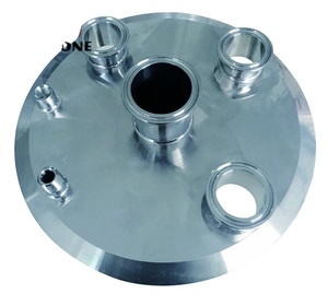 3A Thép Không Gỉ Vệ Sinh Tri-Kẹp Bát Cap Với Sight Glass <span class=keywords><strong>NPT</strong></span> Nam Chủ Đề - Product Image 1