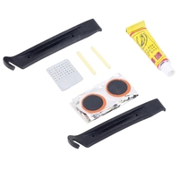 Kit de réparation de chambre à air pour vélo Kit d'outils Patch Rubber Portable Inner Tube Patches Glue Groupset