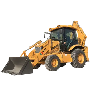 Mesin Konstruksi kecil kondisi baru 2.5 Ton Diesel Backhoe traktor muatan EPA Euro sertifikat CE