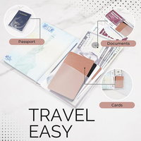 Prix usine couverture de passeport Transparent PVC porte-cartes d'identité affaires porte-cartes de crédit étui pochette