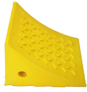 Chargement de 10 tonnes cale de roue en caoutchouc de voiture bouchon de pneu en uréthane équipement de stationnement cale de roue de transport de pneu de voiture - Product Image 2