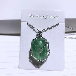 Nouvelle Arrivée Conception Simple Cristal Naturel Pendentif Quartz Pierres Précieuses Pendentif Corde Chaîne - Product Image 3