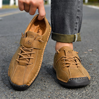 Nouveautés Chaussures toutes saisons Chaussures décontractées pour hommes de grande taille cousues à la main