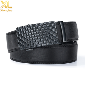 Cinturón de Cuero Genuino para Hombre con Logotipo Personalizado, Hebilla Automática Clásica, Cinturón de Cuero Vacuno de Grano Completo para Hombre - Product Image 2