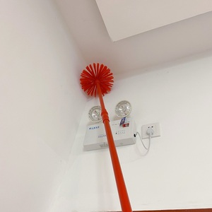 Plumero o limpiador de tela de araña de plástico, palo de hierro extensible retráctil, ventilador de techo, cepillo de limpieza de esquinas - Product Image 5