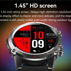 Reloj Inteligente con Pantalla AMOLED HD de 1.43 Pulgadas, GPS Integrado, Llamadas Telefónicas Bluetooth de Alta Fidelidad, Información Deportiva y Meteorológica, para Hombres y Mujeres - Product Image 2