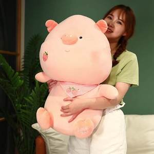 Venta caliente suave cerdo <span class=keywords><strong>gordo</strong></span> juguetes de peluche almohada Adorable <span class=keywords><strong>cerdito</strong></span> peluche niños regalos PP algodón relleno para la decoración del hogar - Product Image 2
