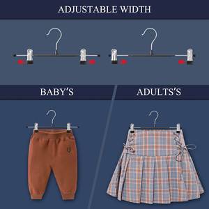 Stainless Steel Multifunctional Pants Rack <b>Hangers</b> for Wardrobe and Bathroom Storage - Product Image 3