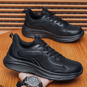 Zapatos Deportivos Casuales con Cordones para Hombre, Talla Grande, Suela MD, Malla Transpirable, Tendencia de Moda, Nuevos, para Entrenamiento Cruzado, Caminar y Correr - Product Image 1