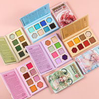 Palette de fards à paupières en papier Douze Constellations, haute qualité, haute pigmentation, nouveau design, marque privée, vente en gros OEM ODM S.f.r Color