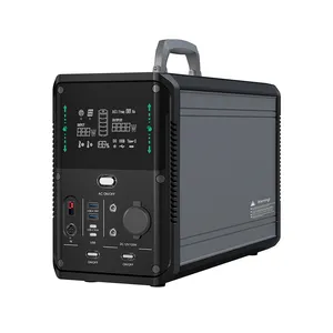 Tragbares Kraftwerk mit USB Typ C Gleichstrom- Wechselstrom-Ausgang 1.500W Lithium-Ionen-Batterie 13.80Wh Notfall-Unterstützung Campinghaus