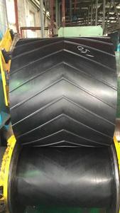 पी 400/4 जर्मन तकनीक 5 मिमी ऊंचाई चेवरन बनाम पैटर्न जीप रबर बैंड औद्योगिक खनन रबर कन्वेयर बेल्ट - Product Image 5