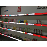 Étagère de signalisation numérique pour supermarché P1.2 Écran Led Étagère intelligente Led Affichage Sport Ticker Strip Affichages publicitaires électroniques