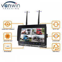 Sistema de Visión Trasera Inalámbrico Digital AHD de 7 Pulgadas, Cámara de Reversa para Camión, Monitor TFT Inalámbrico para Automóvil