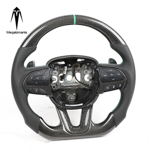 Volante de fibra de carbono de velocidad de carreras LED para Dodge Charger Challenger <span class=keywords><strong>SRT</strong></span> 2015 + - Product Image 4