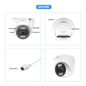 Système de caméra NVR 5MP HD Caméra extérieure Ensemble de surveillance 4 voies <span class=keywords><strong>Enregistreur</strong></span> de disque dur NVR-POE Étanche IP66 <span class=keywords><strong>Zoom</strong></span> électronique - Product Image 4